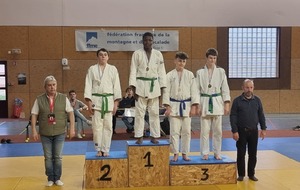 Dimanche 18 janvier 2026.
Championnat de l'Eure Minimes - Alizay (27)
Kévin DEVAUX 3ème en moins de 66Kg.