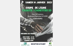 Coupe de l'Eure Cadets / Cadettes 1DIV