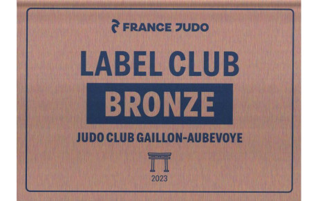 Remise du Label Bronze au Club