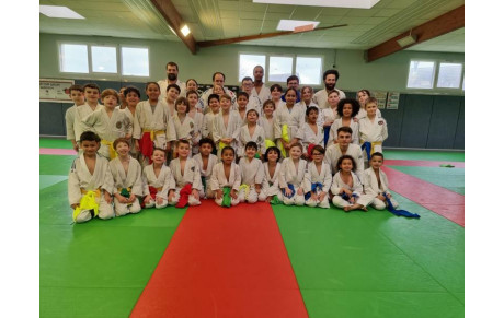 Succès pour le stage de judo